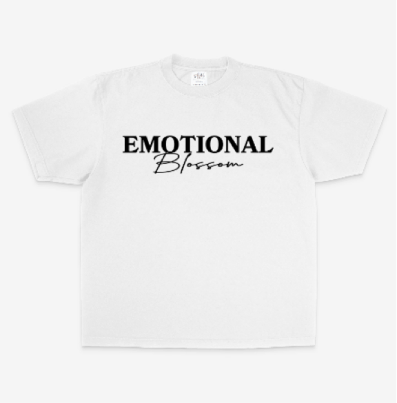 Emotional Blossom Oversized Heavyweight TEE (White)